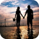 romantic wallpapers android application logo